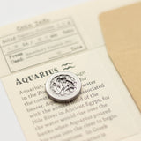 Zodiac Aquarius Wax Seal Coin | Shire Post Mint