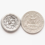 Zodiac Aquarius Wax Seal Coin | Shire Post Mint