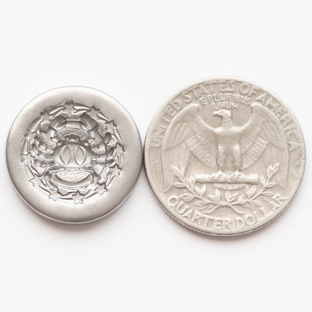 Aztec Sun Stone Wax Seal Coin | Shire Post Mint