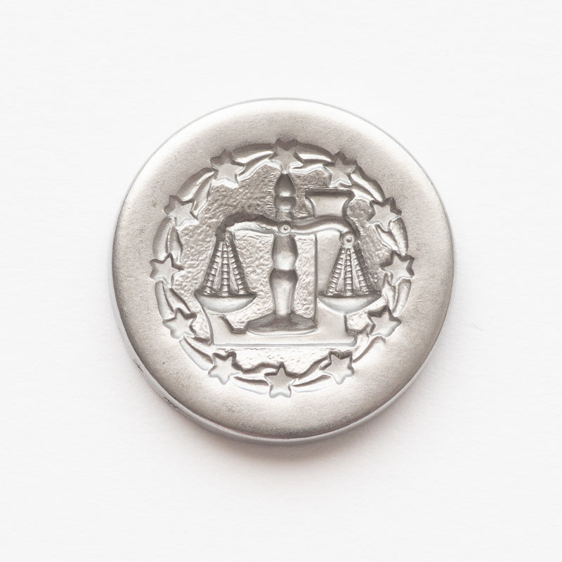 Zodiac Libra Wax Seal Coin | Shire Post Mint