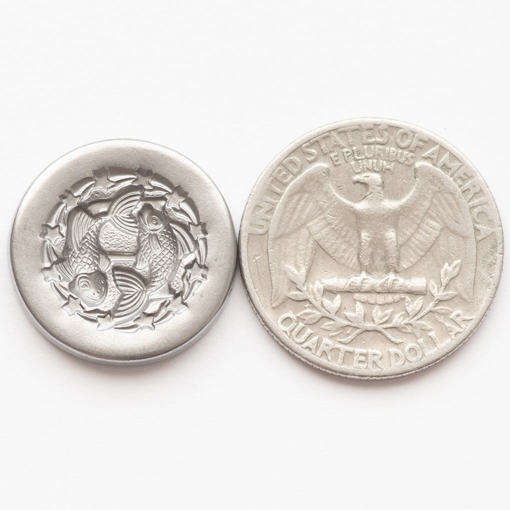 Zodiac Pisces Wax Seal Coin | Shire Post Mint