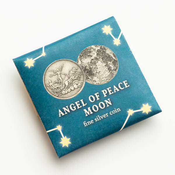 Angel of Peace Moon Silver Coin