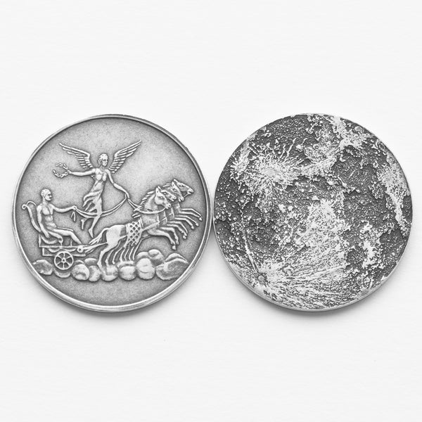 Angel of Peace Moon Silver Coin