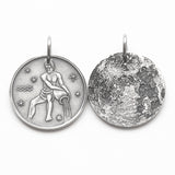Aquarius Moon Zodiac Astrology Charm Necklace | Shire Post Mint