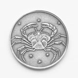 Zodiac Cancer Moon Silver Coin