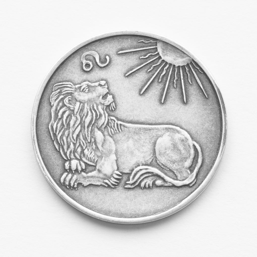 Zodiac Leo Moon Silver Coin