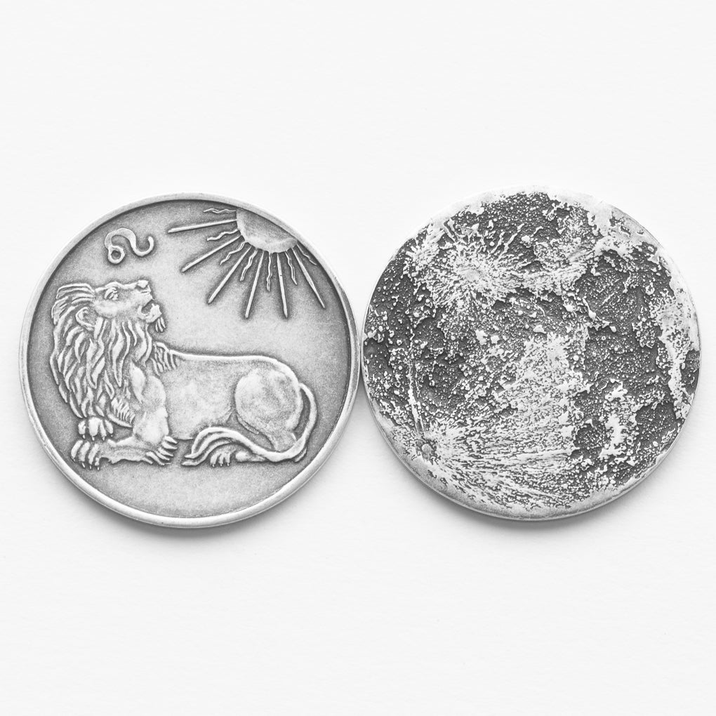 Zodiac Leo Moon Silver Coin