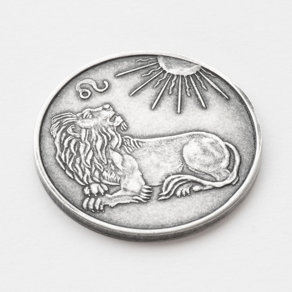 Zodiac Leo Moon Silver Coin