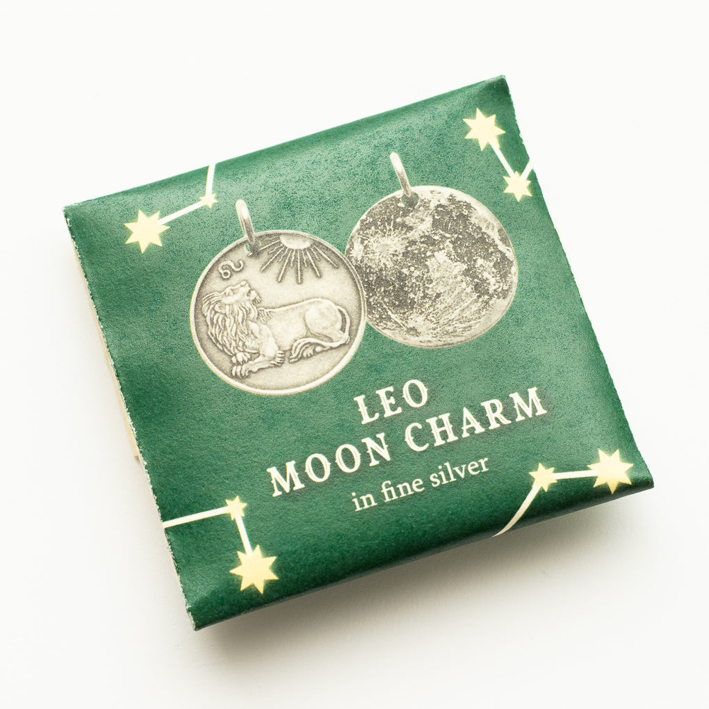 Zodiac Leo Moon Silver Necklace