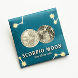 Zodiac Scorpio Moon Silver Coin