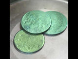 Green Supermoon Coin - Large 1.5" Anodized Niobium