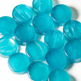 Roy Neil's Light Blue Upcycled Bowling Ball Worry Stone
